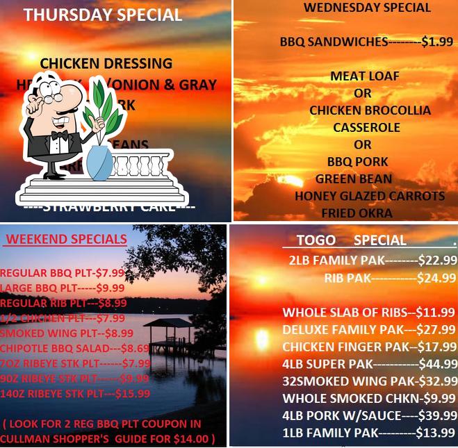 Williams Barbecue in Cullman Restaurant menu and reviews