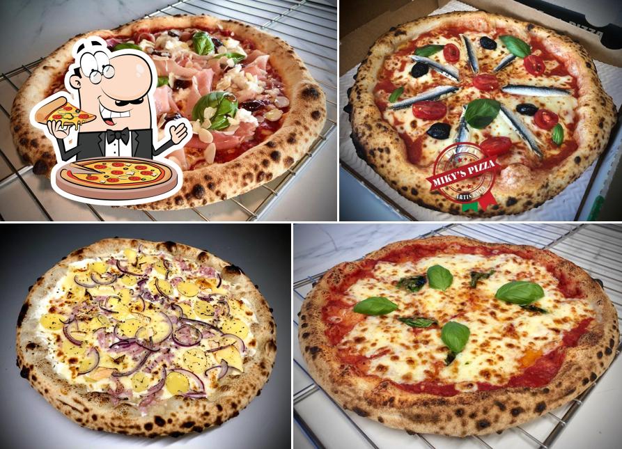 A Miky's pizza, vous pouvez profiter des pizzas