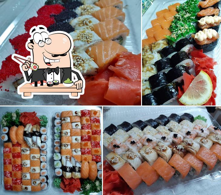 Commandez de nombreuses options de sushi