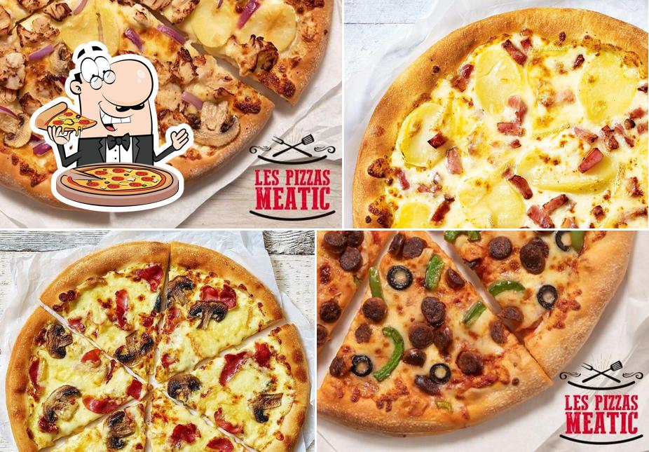 Choisissez différents genres de pizzas