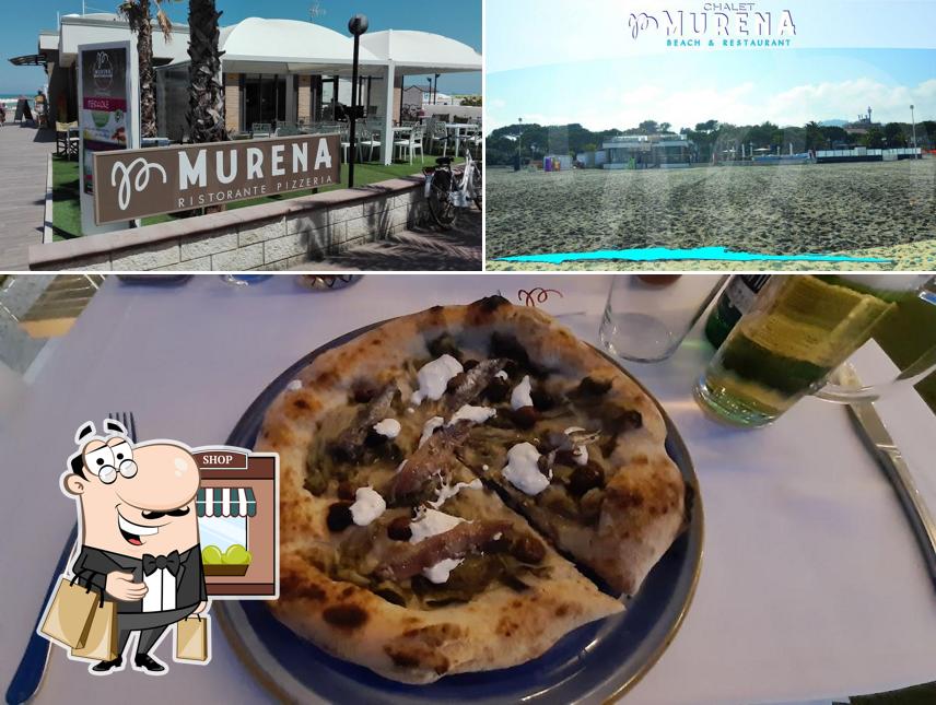 La foto della esterno e cibo di Chalet Murena