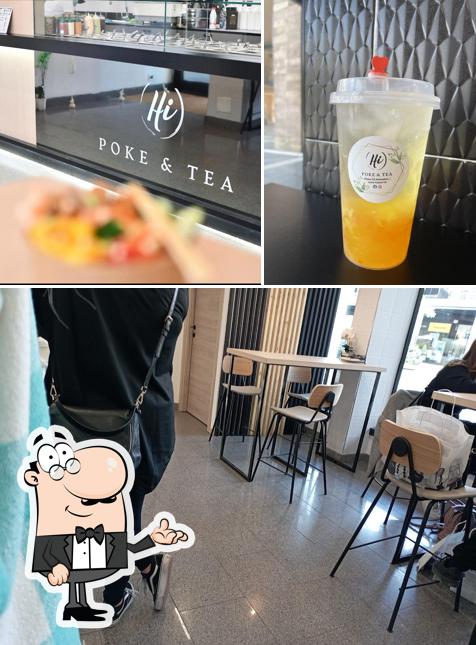 Hi poke&tea si caratterizza per la interni e bevanda