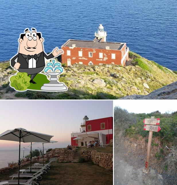 Gli esterni di Faro di Punta Fenaio