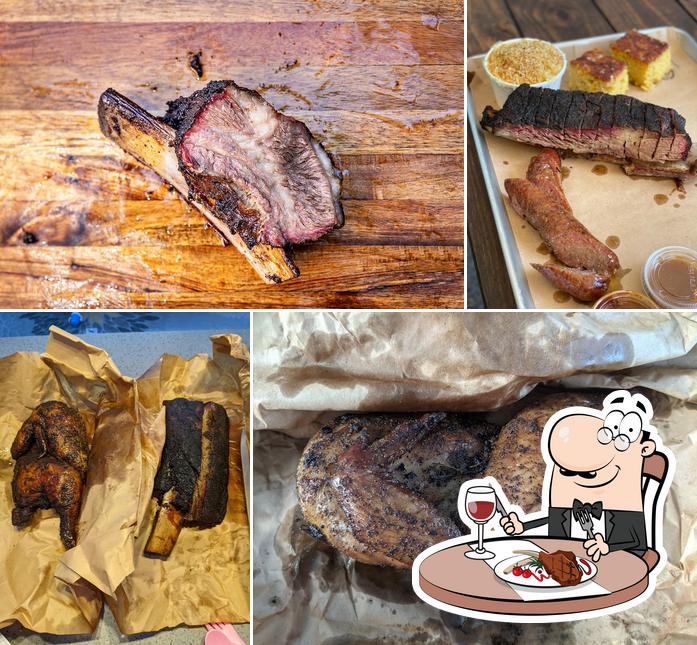 Try out meat dishes at Drinking Pig BBQ