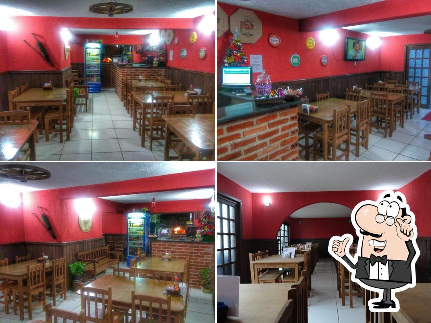 O interior do Ki Pizza Old