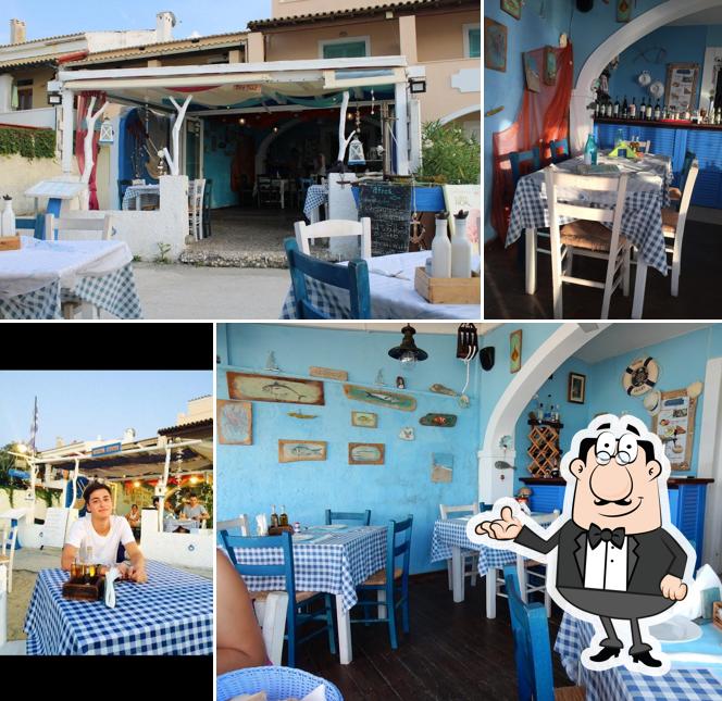 Check out how Afros Taverna looks inside
