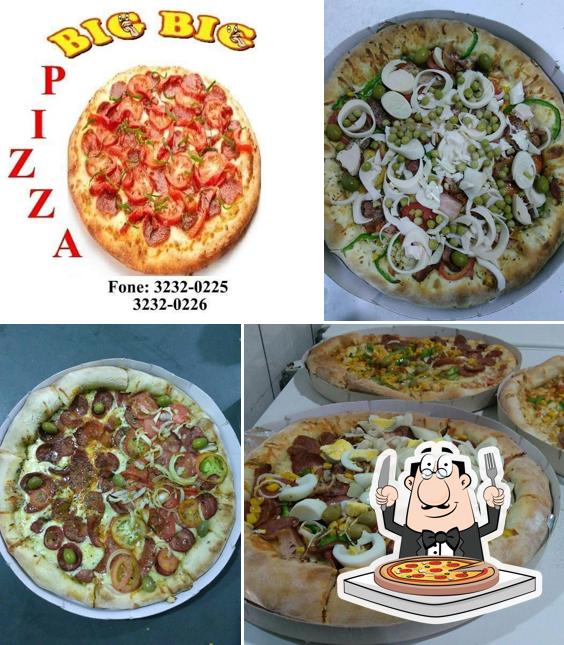 Consiga pizza no Pizzaria Big Big