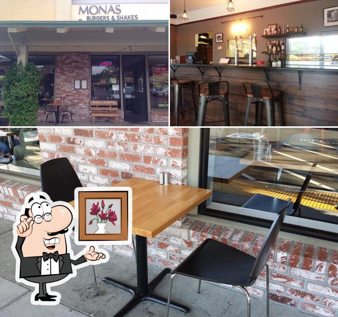 Mona's Burgers & Shakes in Walnut Creek Restaurant menu and reviews