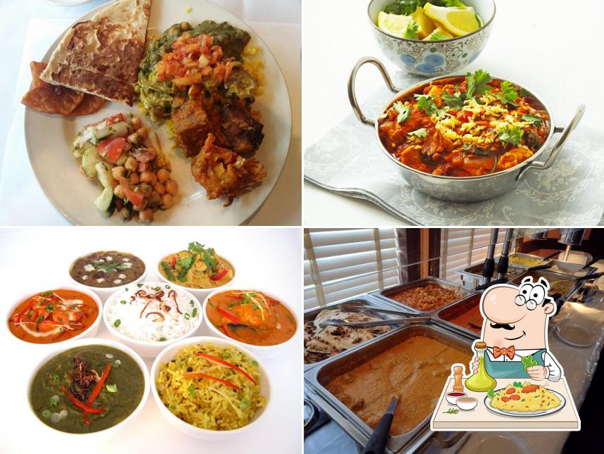 Platos en Sangam Indian Cuisine