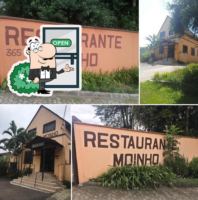 O exterior do Restaurante Moinho