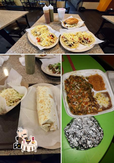 Еда в "Taco Burrito King"