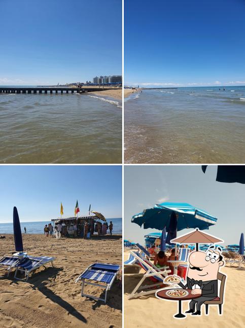 Goditi la vista dall'area esterna di Chiosco Milano Jesolo