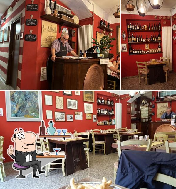 Dai un'occhiata agli interni di Osteria Dell'oca