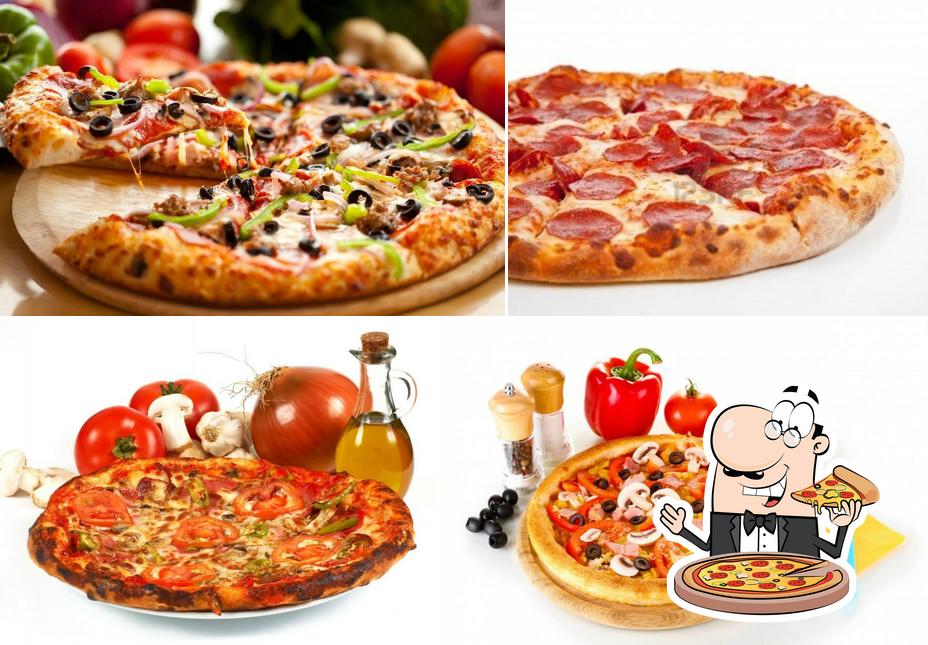 Choisissez différents genres de pizzas