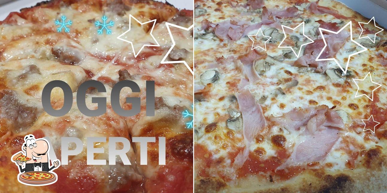 A pizza rustica al taglio, puoi ordinare una bella pizza