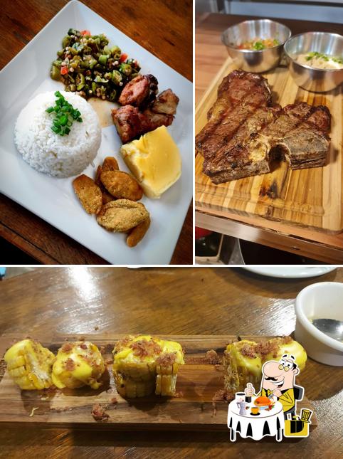 Platos en Ember BBQ