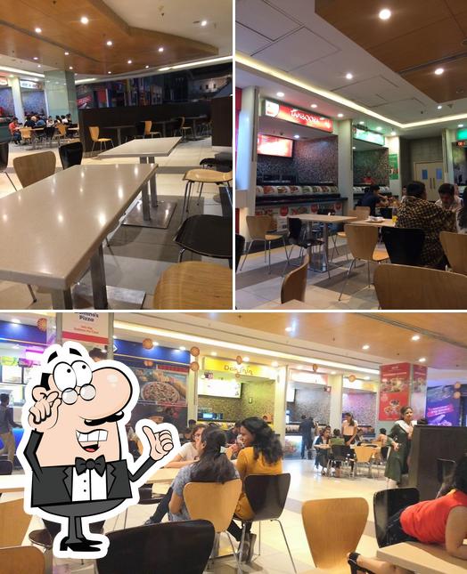 The interior of Sankalp Restaurant