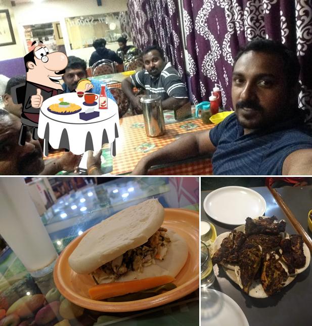 Try out a burger at Golden Spoon