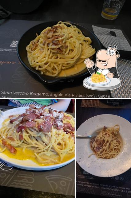 Spaghetti alla carbonara al MAUNÌ Pizza & Risto Pub