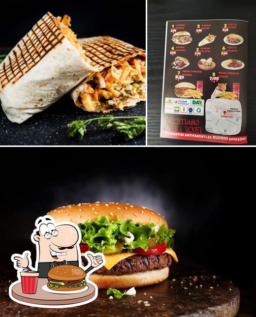 Ordina un hamburger a BUDRIO TURKISH KEBAP & PIZZA