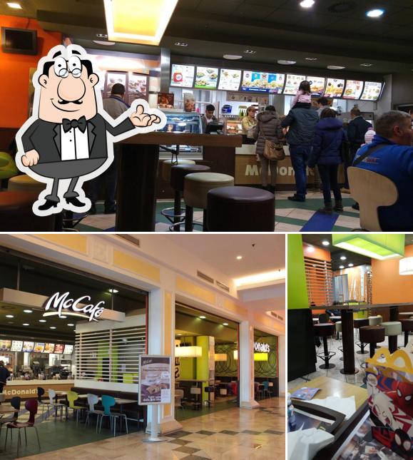 L'intérieur de McDonald's Rescaldina