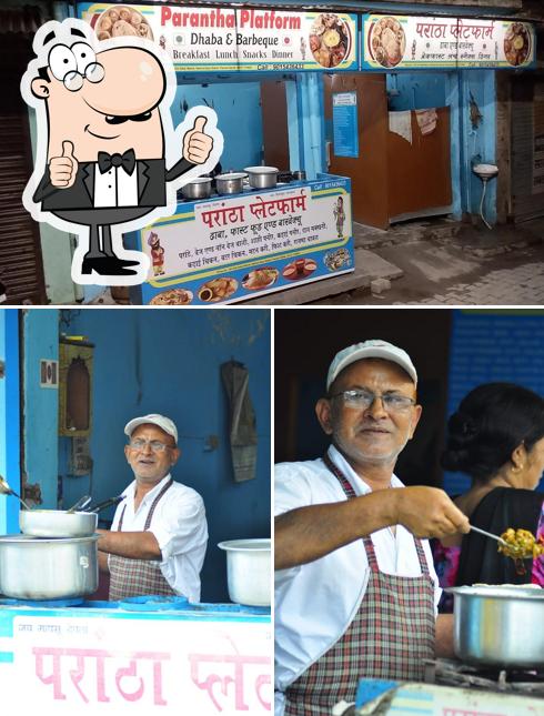 Look at this image of Parantha Platform Dhaba and Restaurant behind Bus stand poanta sahib