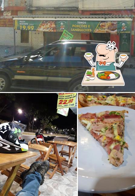 A Pizzaria Columbia se destaca pelo comida e exterior