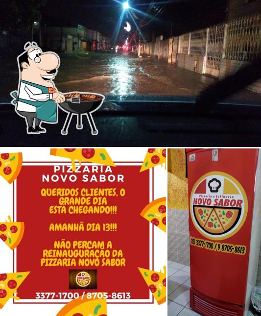 Here's a pic of Pizzaria Novo Sabor