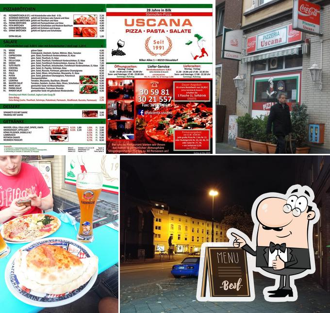 Here's a photo of Pizzeria Uscana