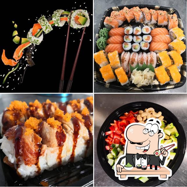 Essayez de nombreuses options de sushi