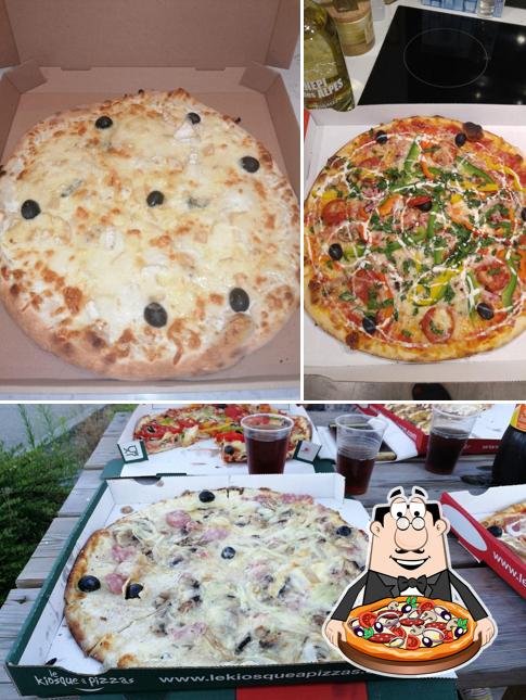 Choisissez de nombreux genres de pizzas