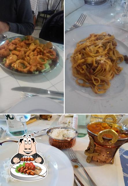 Cibo al Ristorante Cielo Azzurro