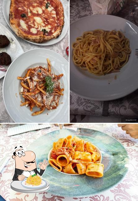 Spaghetti alla carbonara al Lido Calypso