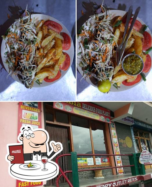 This is the image depicting food and interior at Sania Delicious Food Planet