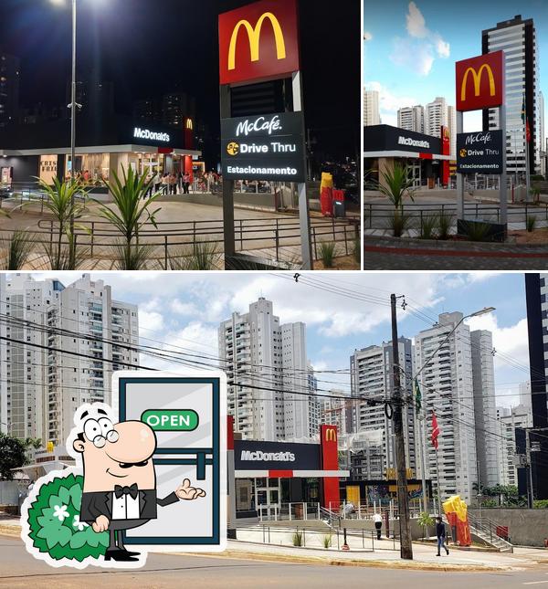 O exterior do McDonald's LGP