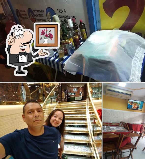 O interior do Point do Churrasco Magrinho