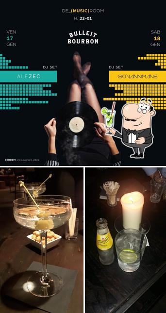 De Room Cocktail Bar Udine tiene una buena selección de bebidas