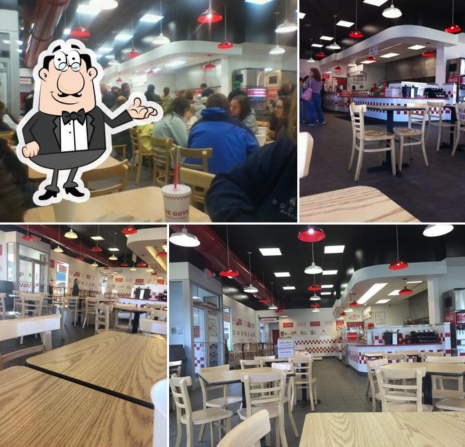 Five Guys, 437 E Main St in Westfield Restaurant menu and reviews