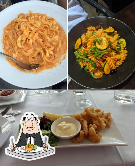 Portobello Food Kitchen Bar in New Port Restaurant menu and reviews