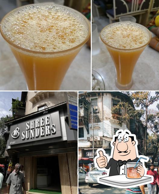 Among various things one can find drink and exterior at Shree Sunders