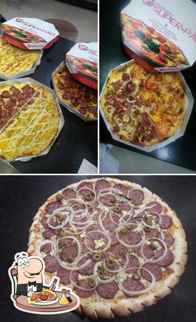 Escolha pizza no Panificadora Super Pão