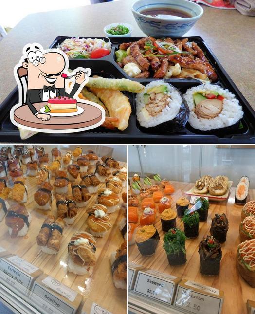 Edo Sushi serves a selection of desserts