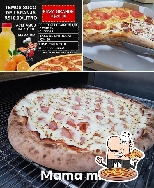 Consiga diversos tipos de pizza