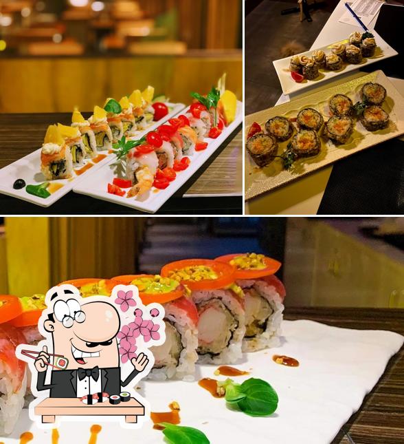 Prenditi le diverse opzioni di sushi