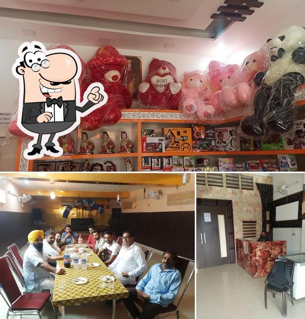 The interior of Badshah Vegetarian