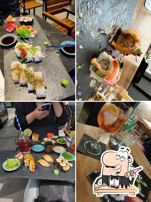 Commandez différentes options de sushi