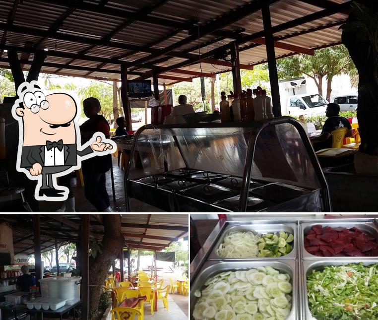 Entre diferentes coisas, interior e comida podem ser encontrados no Restaurante Paulista 303 Norte