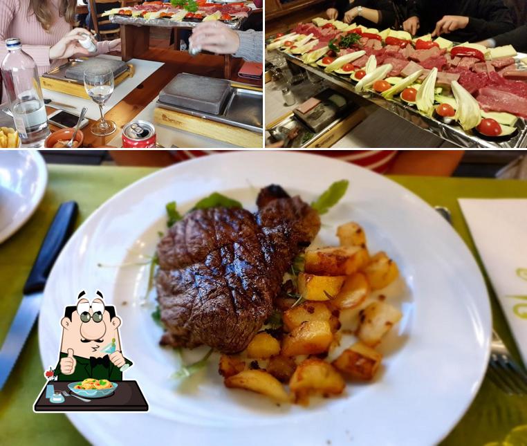 Platti al Trattoria Al Plan di Paluz
