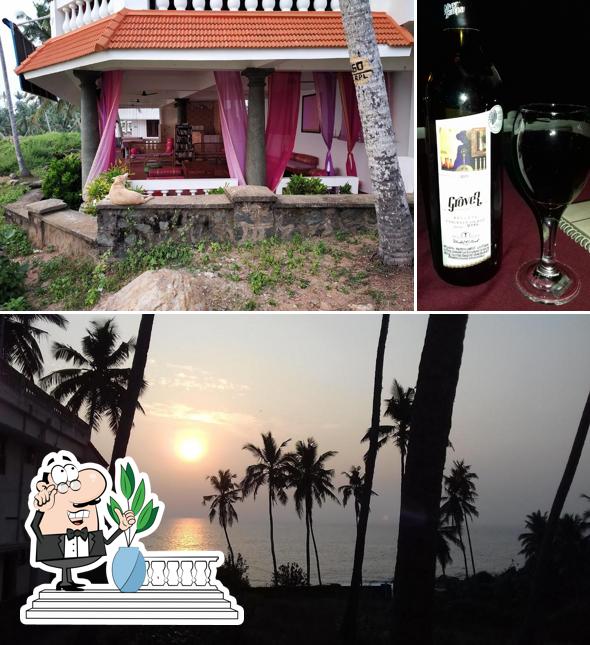 Take a look at the photo showing exterior and alcohol at Curry Leaf Restaurant