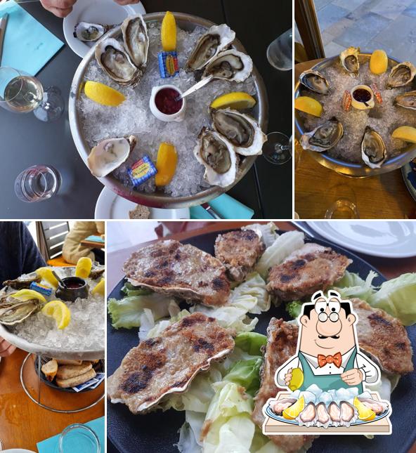 Huîtres à L'Oyster Bar - Restaurant coquillage